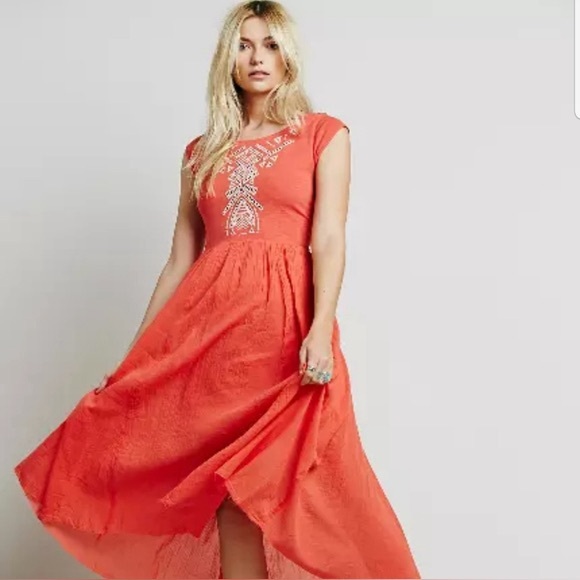 Free people size small eyelet/keyhole dress - Picture 7 of 7